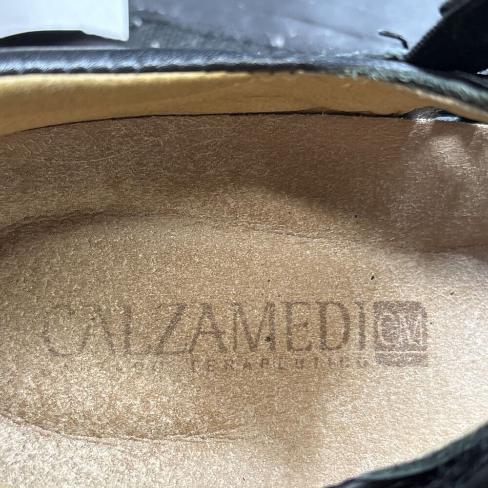 Calzamedi Woven Leather Mary Jane EU 38 US 7.5 -8 Comfort Orthotic Spain Shoe - Picture 11 of 13